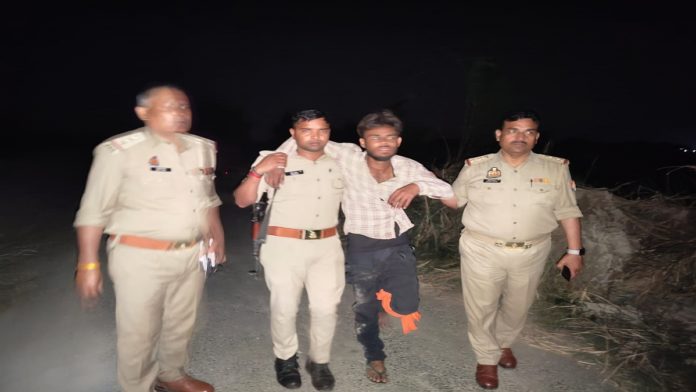 मथुरा के थाना सुरीर और मांट पुलिस ,एवं एसओजी टीम की बदमाशों से मुठभेड़