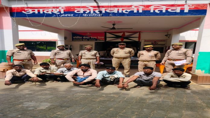 कन्नौज में 20 घंटे में कुल 89 वंचित वारंटी को गिरफ्तार किया गया
