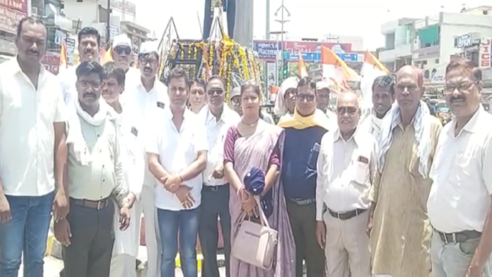 अमर शहीद बिरसा मुंडा की 123 वी पुण्यतिथि जबलपुर में मनाई गई