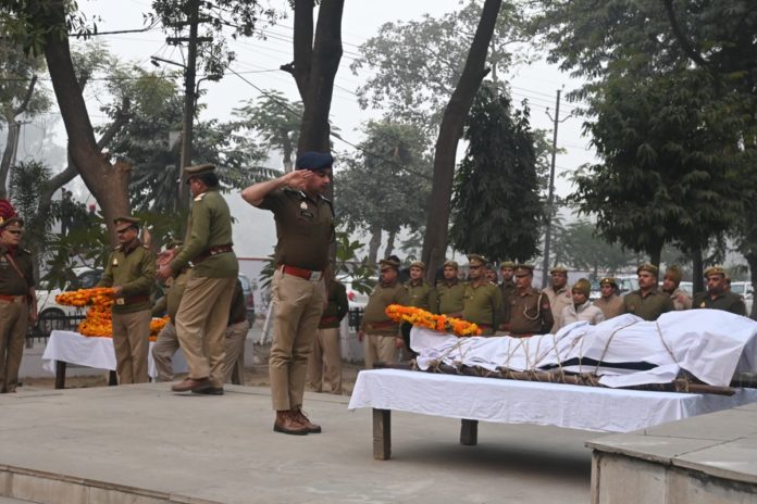 रिजर्व पुलिस लाइन्स गाजियाबाद की ड्यूटी के दौरान असमय मृत्यु होने से पुलिस विभाग को अपूर्ण क्षति