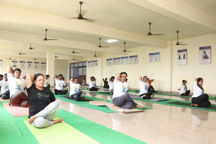 संस्कृति विवि में मनाया गया अंतर्राष्ट्रीय योग दिवस