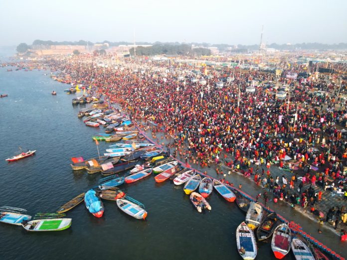 A three-day drone show will be organized by the Tourism Department in Mahakumbh.