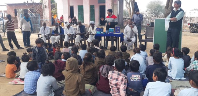 Unique initiative of Ronsi teacher to distribute shoes and socks to students