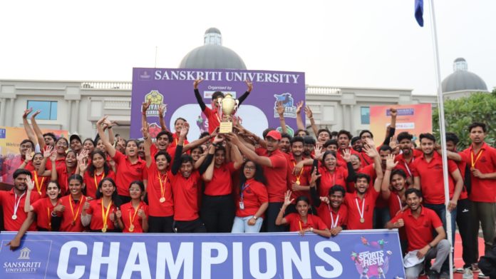 Vindhyachal House won the overall championship in Sanskriti Sports Fiesta