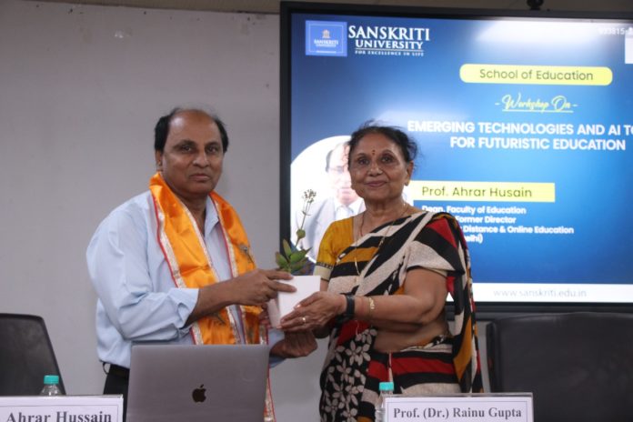 Expert discussion on emerging educational technologies held at Sanskriti University